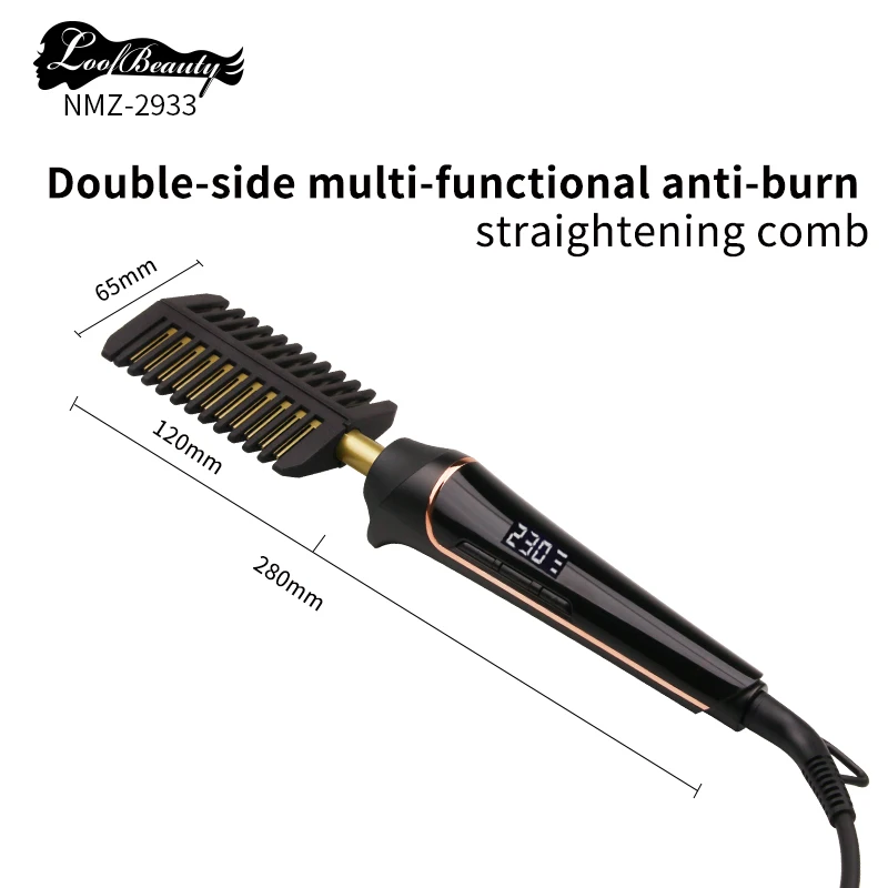 Новый Электрический тонкий выпрямитель Global Hot Comb идеальный для
