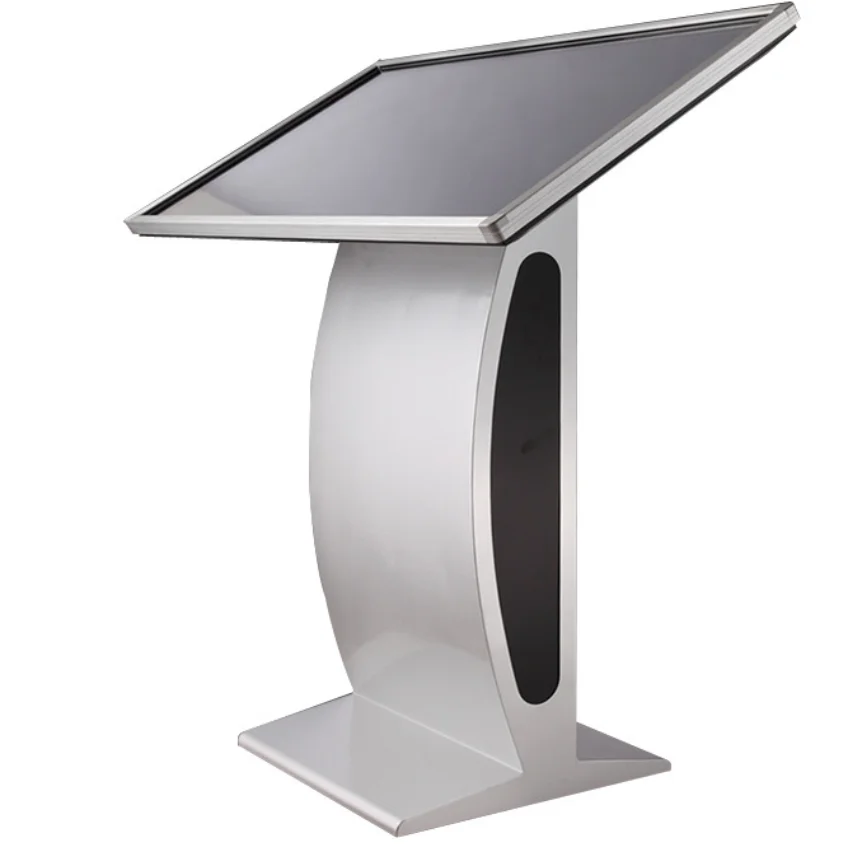Horizontal Interactive Touch Screen Monitor Kiosk Floor Stand LCD Digital Touch Screen Kiosk