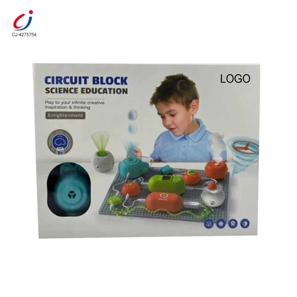 Chengji electronic building block toy kids educational creative scientific experiments game diy assembly electronic block kit