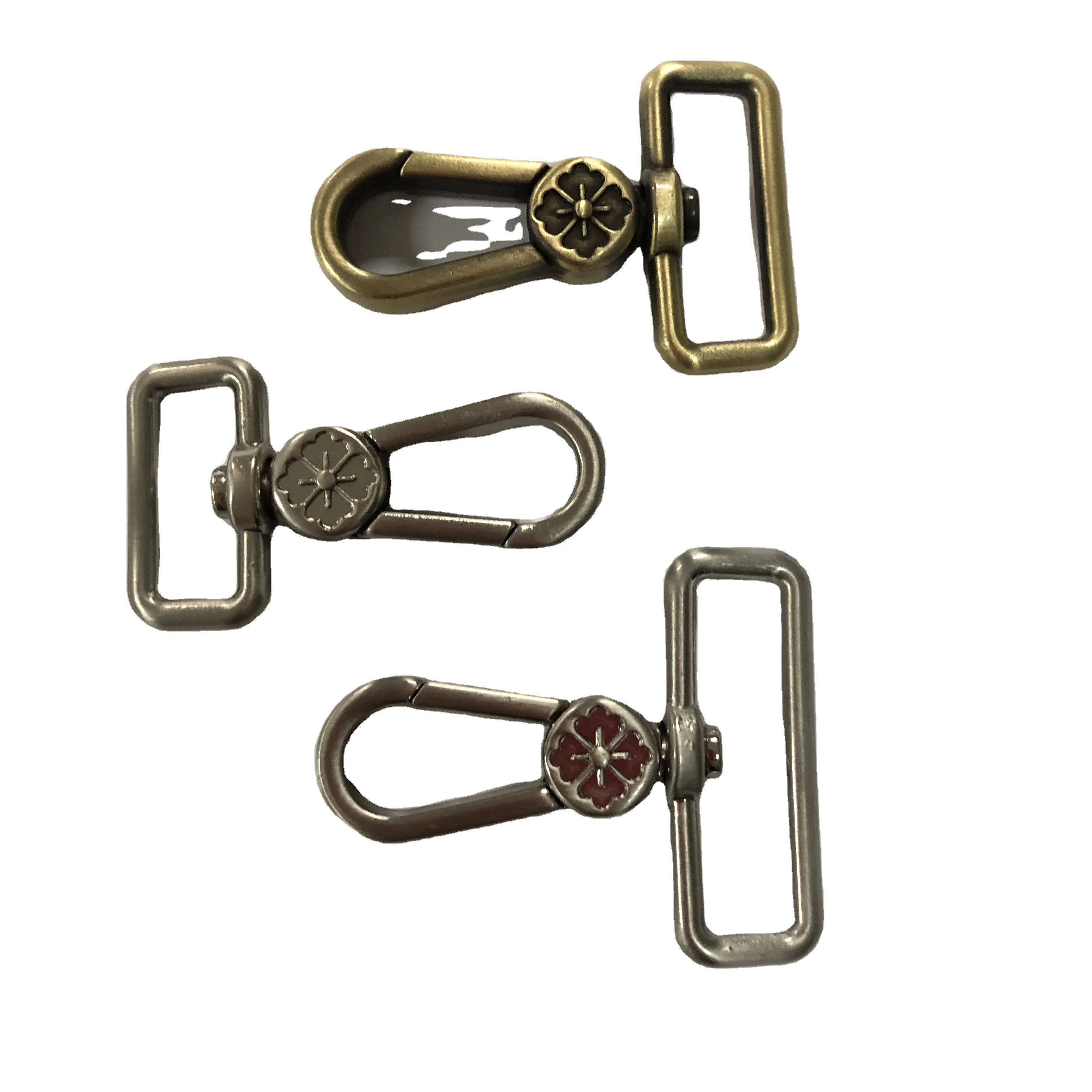 YK 10512 Hot sale metal hooks buckle swivel clip snap hook metal snap trigger dog clips swivel eye bolt hook for bag
