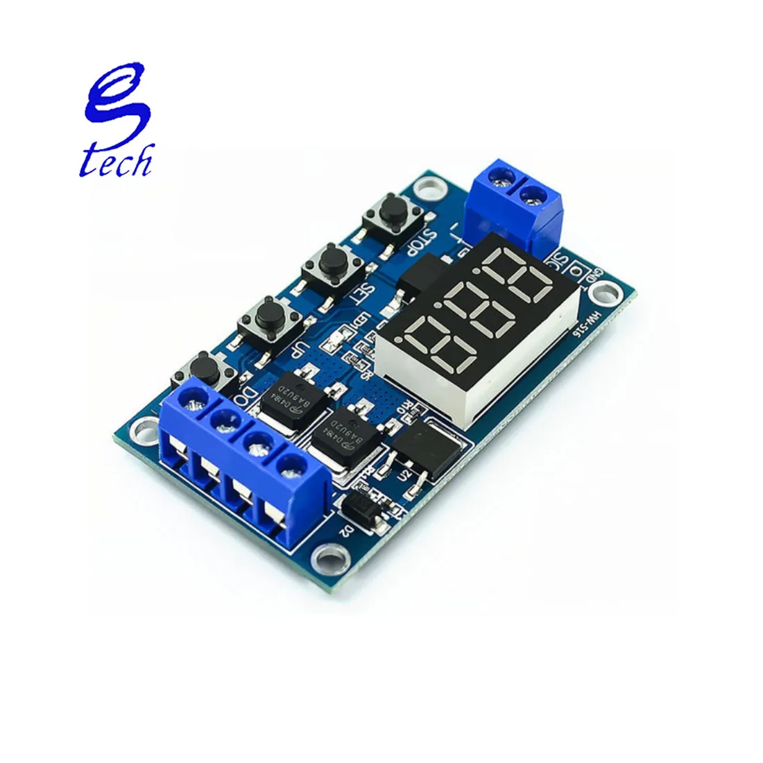 Мини-USB 5А 1-канальный таймер задержки, релейный модуль, таймер включения/выключения, таймер задержки выключения питания, модуль триггерного переключателя 6 ~ 30 В 12 В 24 В HW-516