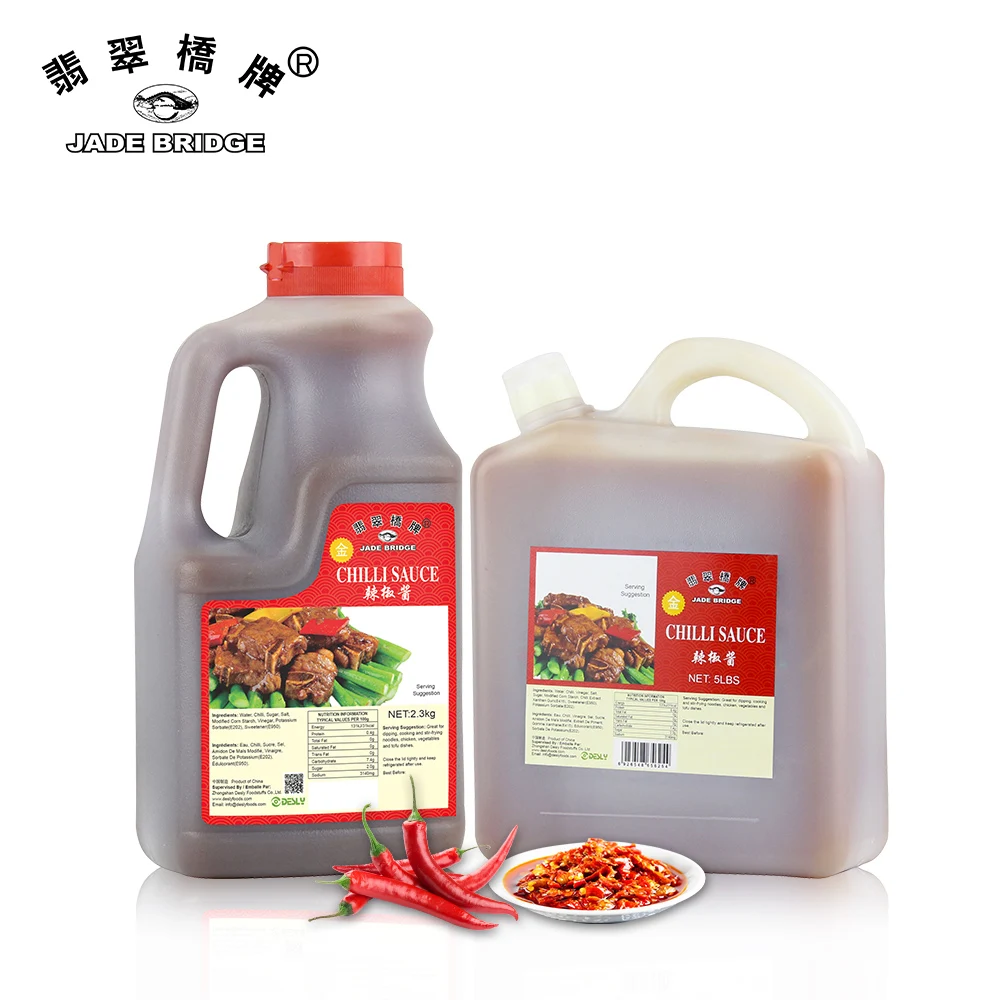 Hot Sale Chinese OEM Factory Jade Bridge Spicy Noodle Chili Paste 320 g Hot Red Pepper Sweet Chili Sauce