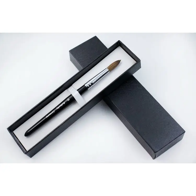  2021 High Quality 100% Pure Kolinsky Germany Acrylic Brushes Size 8 10 12 14 16 Marble Nail