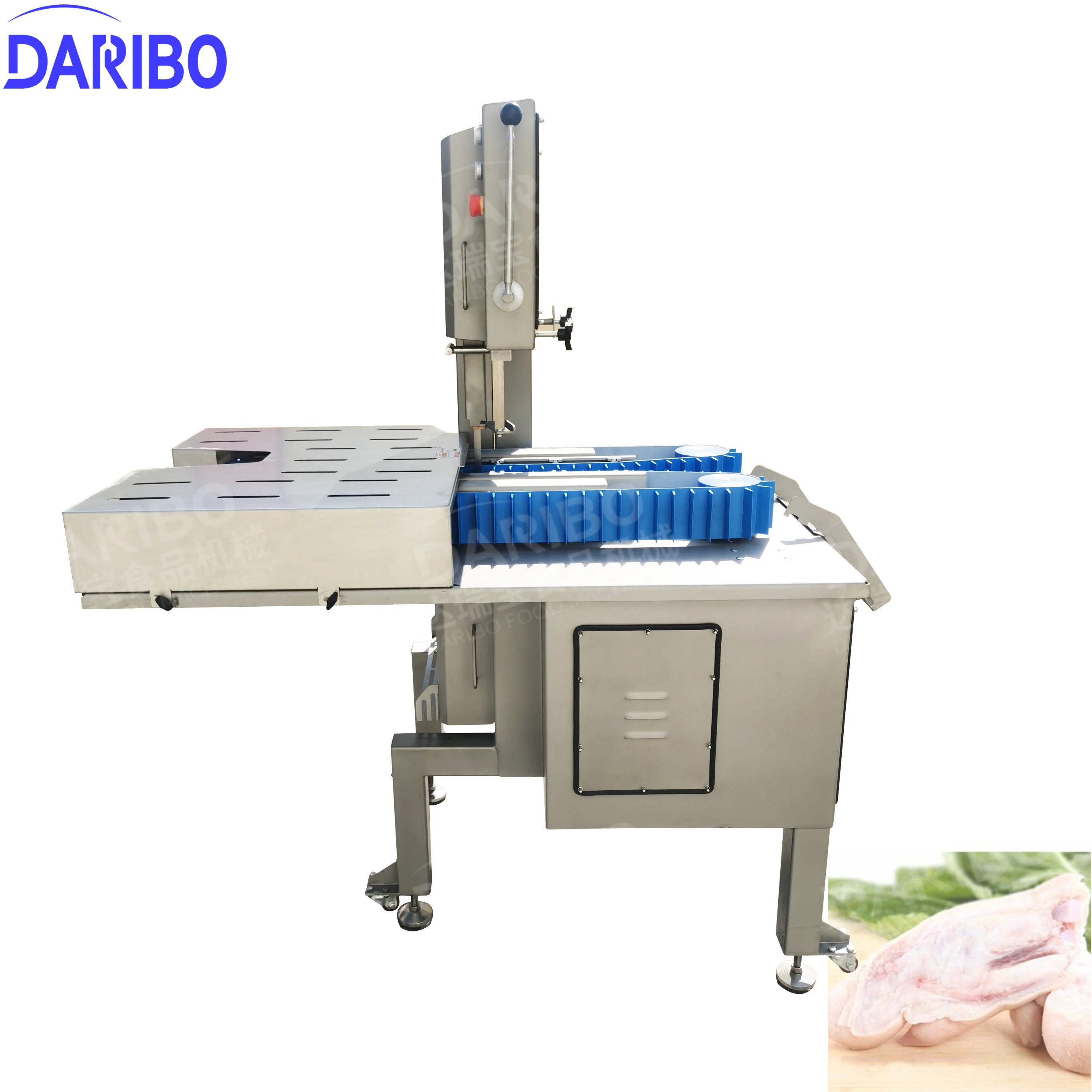 DRB-ZT100 Frozen Pig Trotters Chicken Legs Fish and Duck Legs Cutting Machine Pork Foot Cutting Machine Meat and Bone Saw