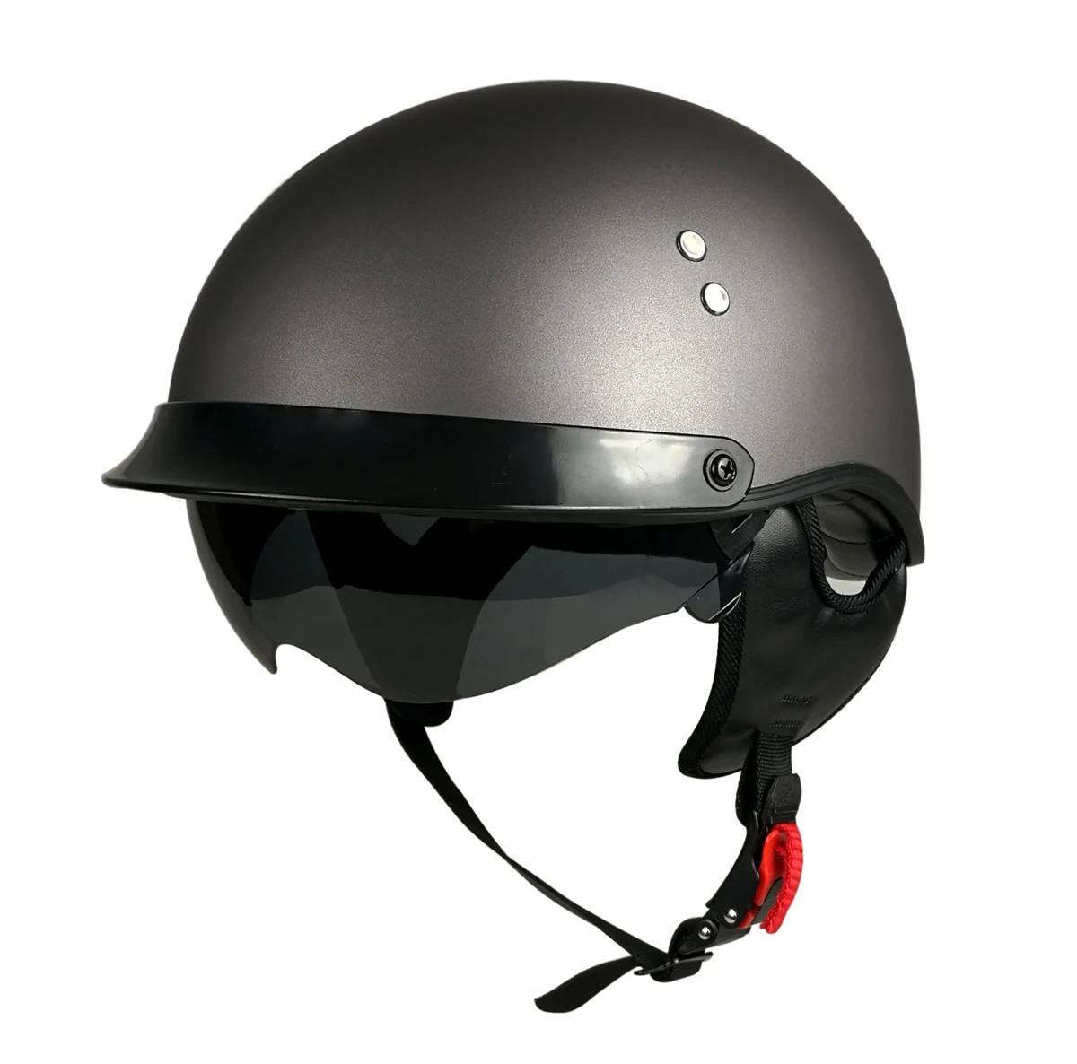 Motorcycle half face dot helmet