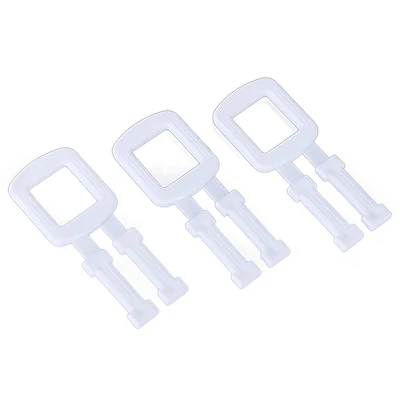 Used packaging belt carton Plastic clips buckles PP White Packing Strap buckle for PP band