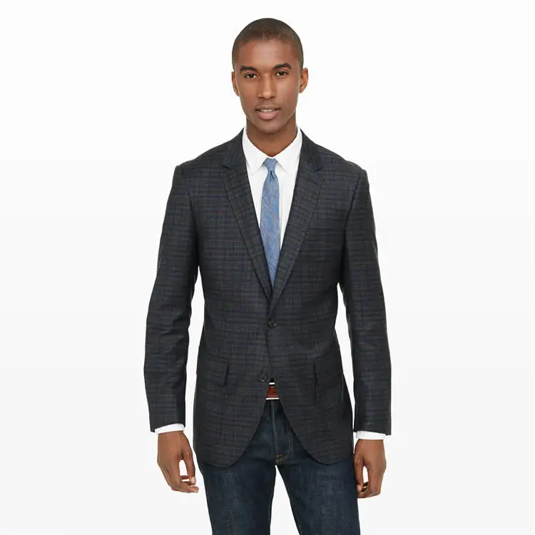 Mens Wool Blend Casual Suit
