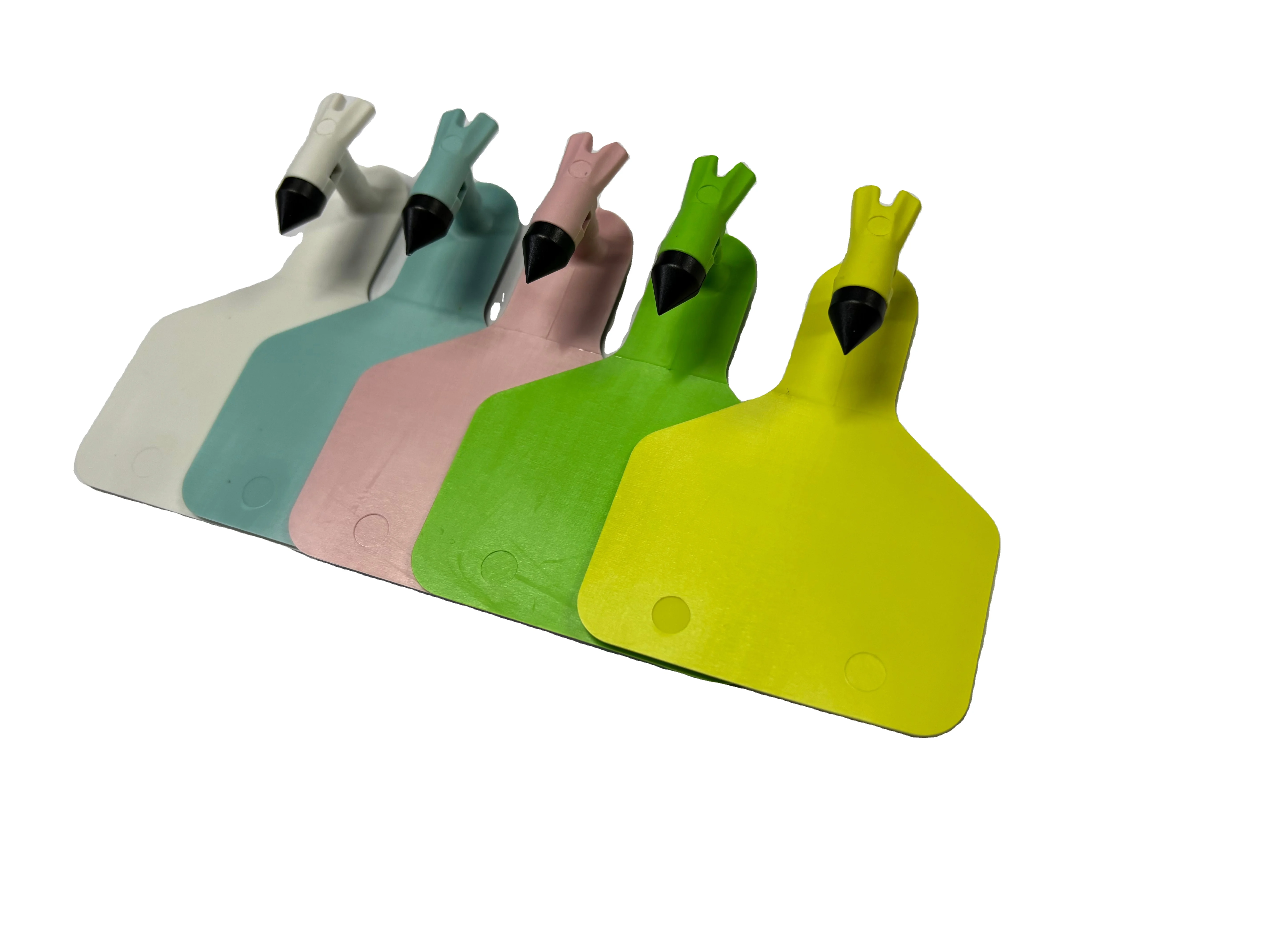 Medium Size Integrated Cow Ear Tag For Ranch Cows One Piece Medium Ear Tag