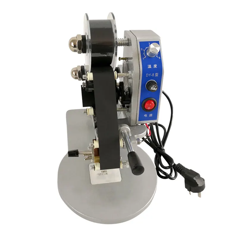 Electric Color Ribbon Hot Printing Machine Direct Thermal Foil Manual Stamp Printer Coding Machine Date Ribbon Coder