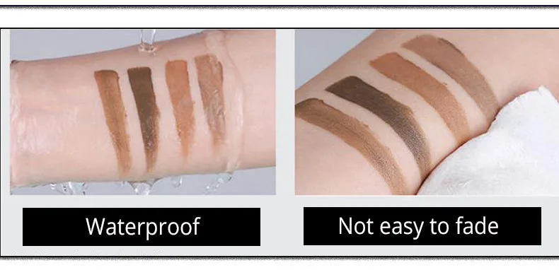 wholesale private label eyebrow dye cream two-color long lasting waterproof air cushion eyebrow gel