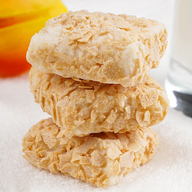 Oatmeal crisp cereal crackers Crisp casual biscuit white chocolate cracker snacks