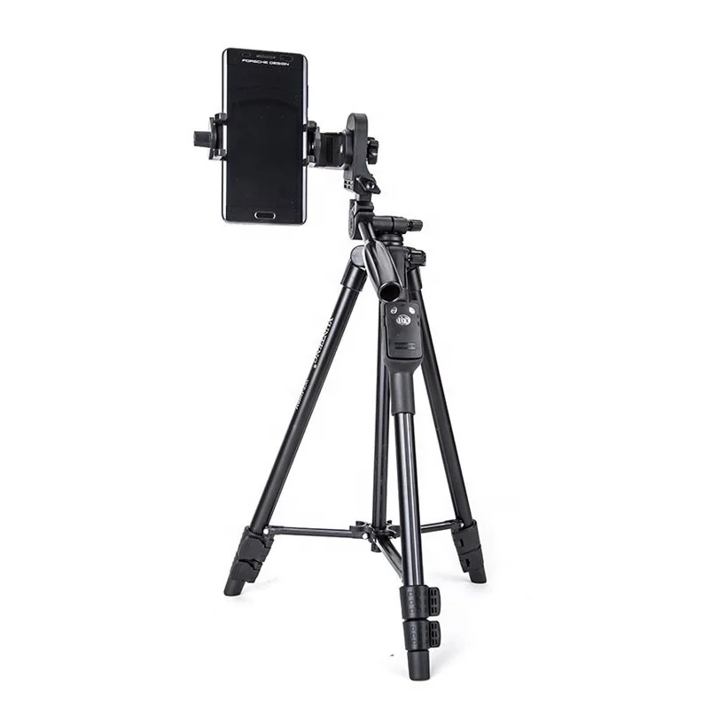 
Yunteng VCT-5208 Aluminum Alloy Wireless Bluetooths Smartphone Tripod Stand for Digital Camera 