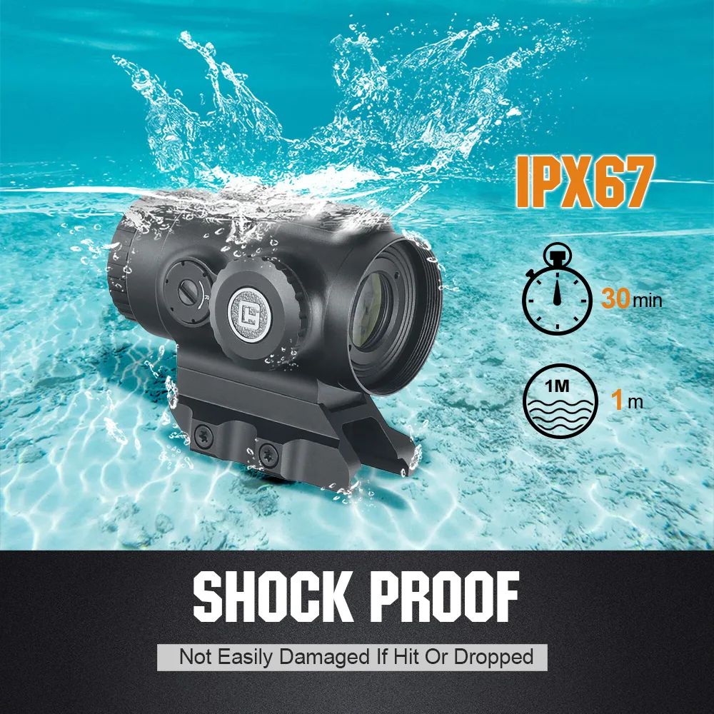 OEM Factory Ohhunt Optics 3x18 Mini Prism Scope Compact Optical Sight Fast Target Acquisition Hunting Scope
