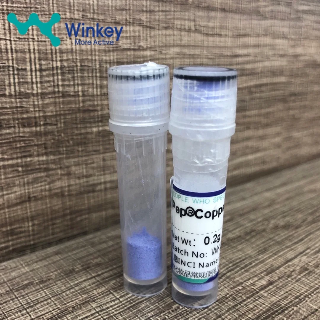 High Purity 99% GHK-Cu Acetate Copper Peptide Anti-aging Peptide Skin Renewal Repair Damaged Skin