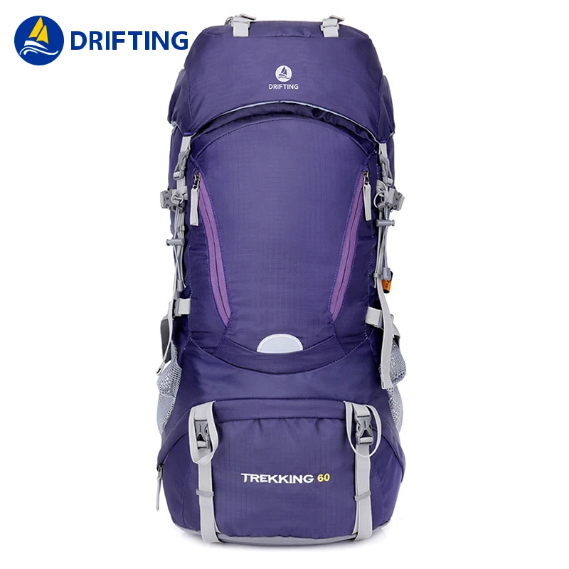 
Large Capacity Backpack Hiking Trekking Bag with Rain Cover for Climbing Travel and Mountaineering Backpack 