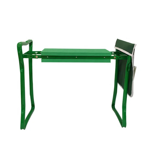 OnTop Garden bench Metal Kneeler Folding Deep-Seat Metal Garden Stool chair