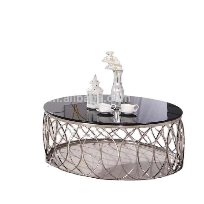 CT31S 2015 tempered glass round modern coffee tables for sale