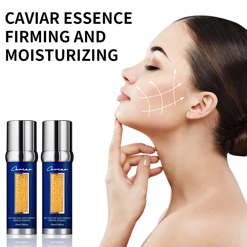 Caviar Vitamin C Deeply Moisturizing Brightening Anti Wrinkle Serum Soothing Face Skin Care Essence Liquid Serum For Face