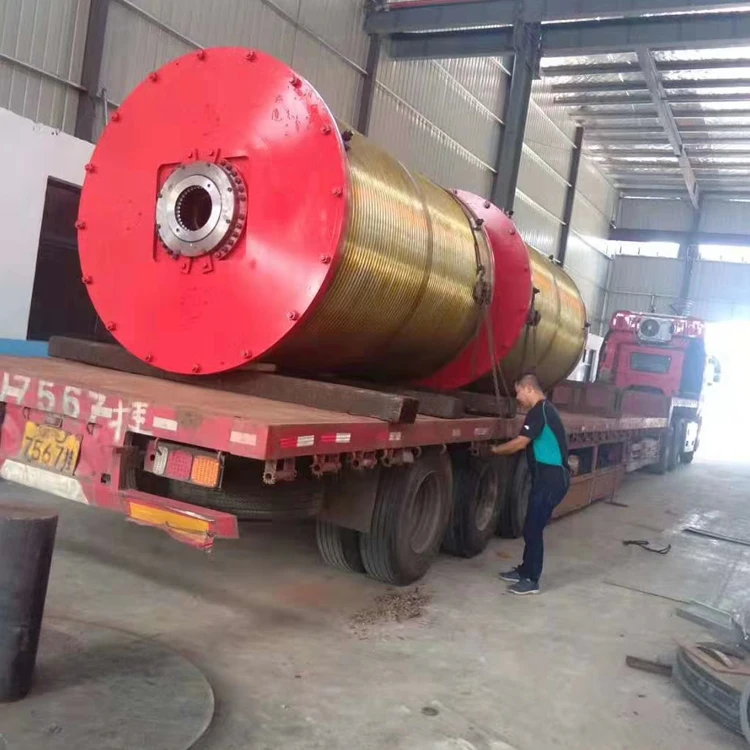 Winch Trolly Using Wire Rope Drum For Crane