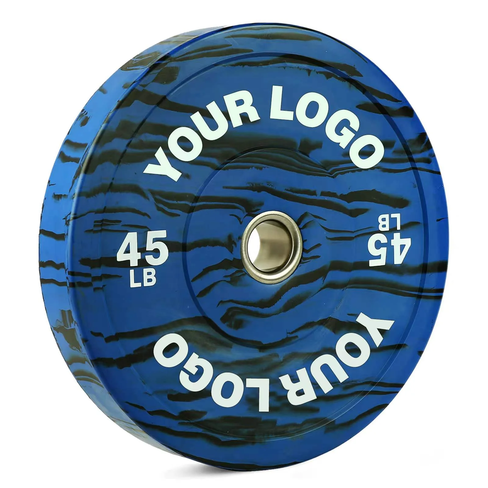 New Arrival Camo Standard  Weight Lifting 45lb 10kg 20kg Powerlifting Calibrated Bumper Weight Plates For Gym