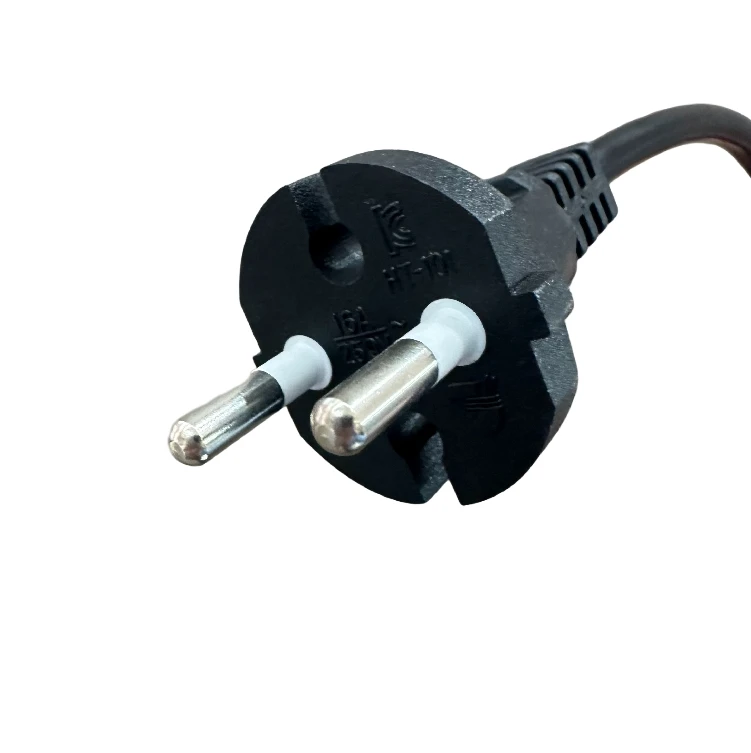 Yongxiang Korean 2 pin power cord KC Certification 2 Pin Straight Plug With Korean Mains Cable KC Power Cord 16A 250V