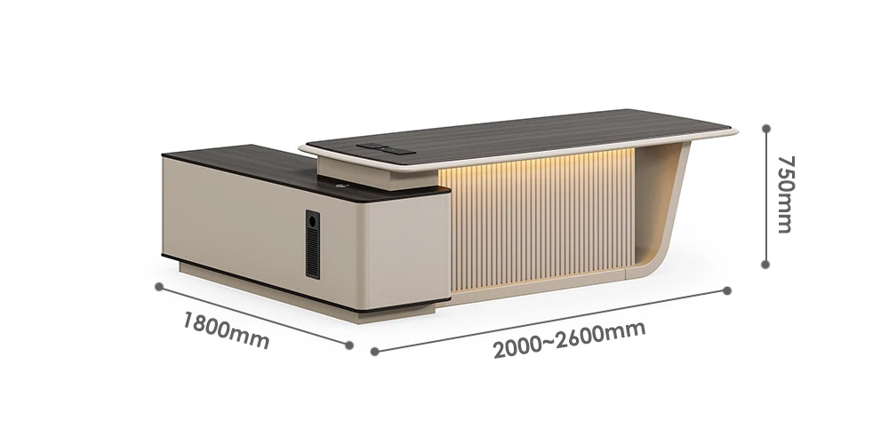 High Quality Commercial Boss Designer Office Desk Executive Modern Wood Luxury Ceo Office Desk