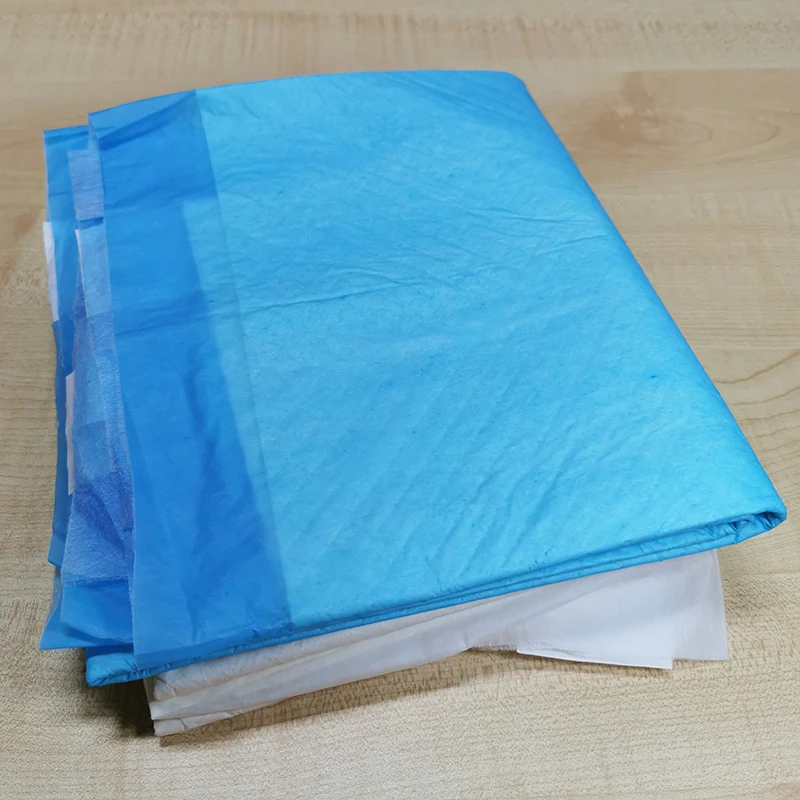 Underpad with Adhesive Stickers Hospital Surgical Under Pad Disposable Incontinence Bed Pad for Elderly Living Room Sofa Diapers