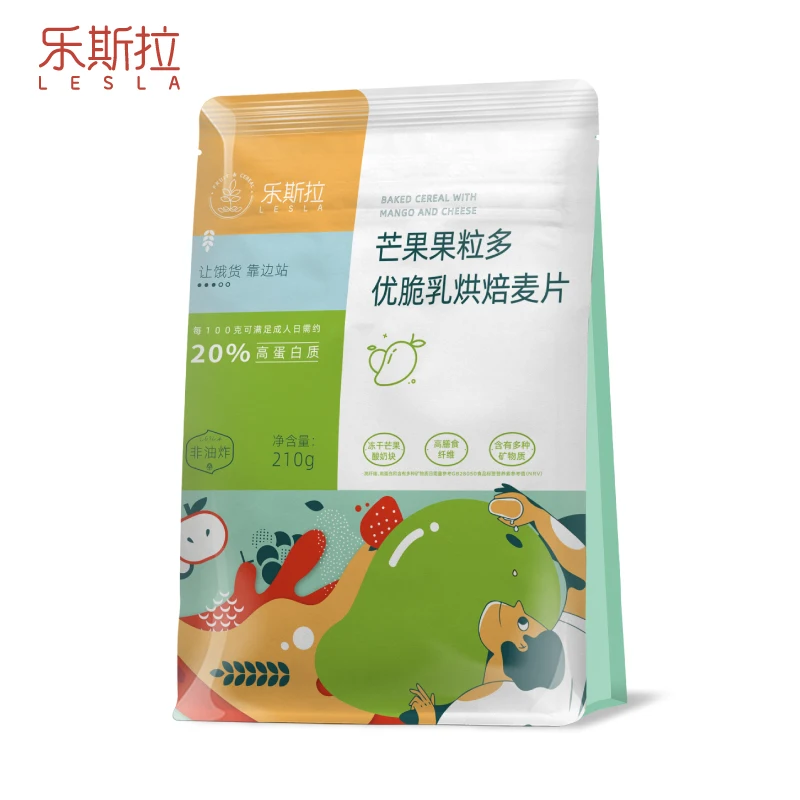 Crunchy Mango Mixed Fruit Nuts Museli Oatmeal