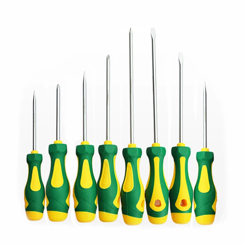 Chinese Factory Wholesale Flat Head Screwdrivers Set 3/ 5/ 6/ 8 * 75/ 100/ 125/ 150/ 200/ 300 mm with Cheap Price