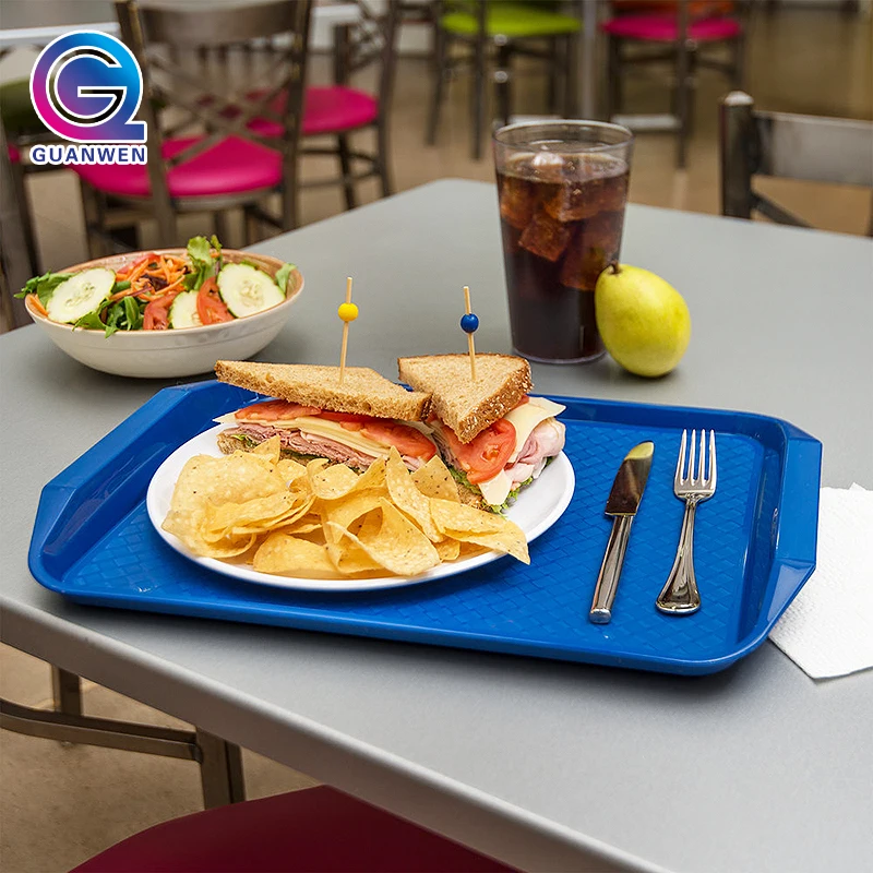 Restaurant Plastic Serving Trays For Fast Food Serving Trays