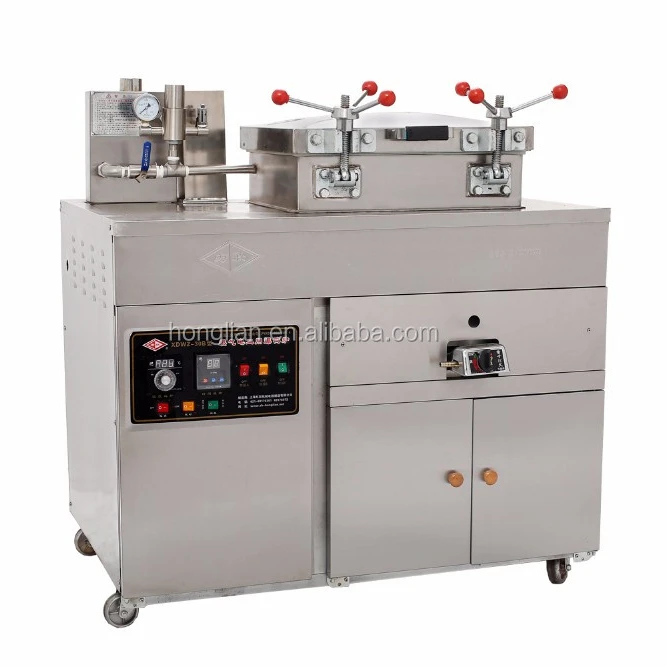 New Design High Capacity 35L Chicken Pressure Fryer / Fried Chicken Machine with factory price