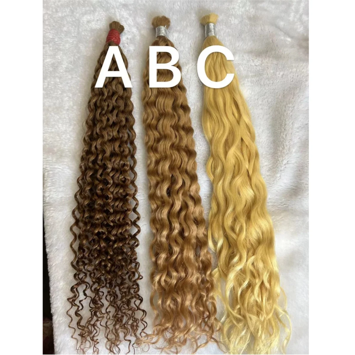 JSY Chinese Remy Cuticle Curly Hair Bulk popular in the market