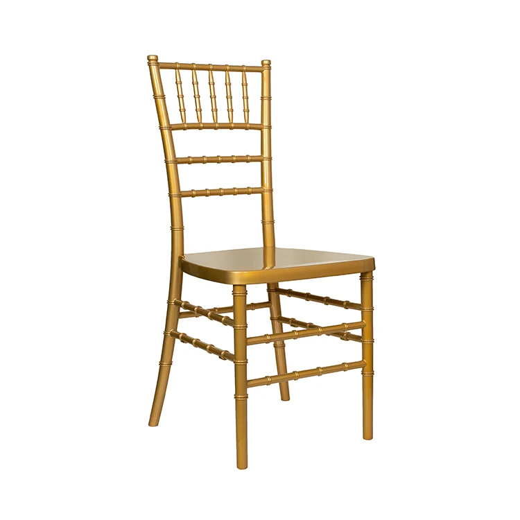 luxury gold steel stacking event party hotel furniture tiffany chiavari wedding chairs