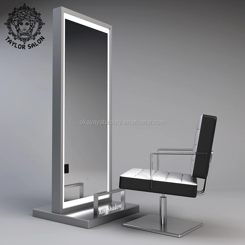 2020 Newse hair salon styling stations double sided salon styling station