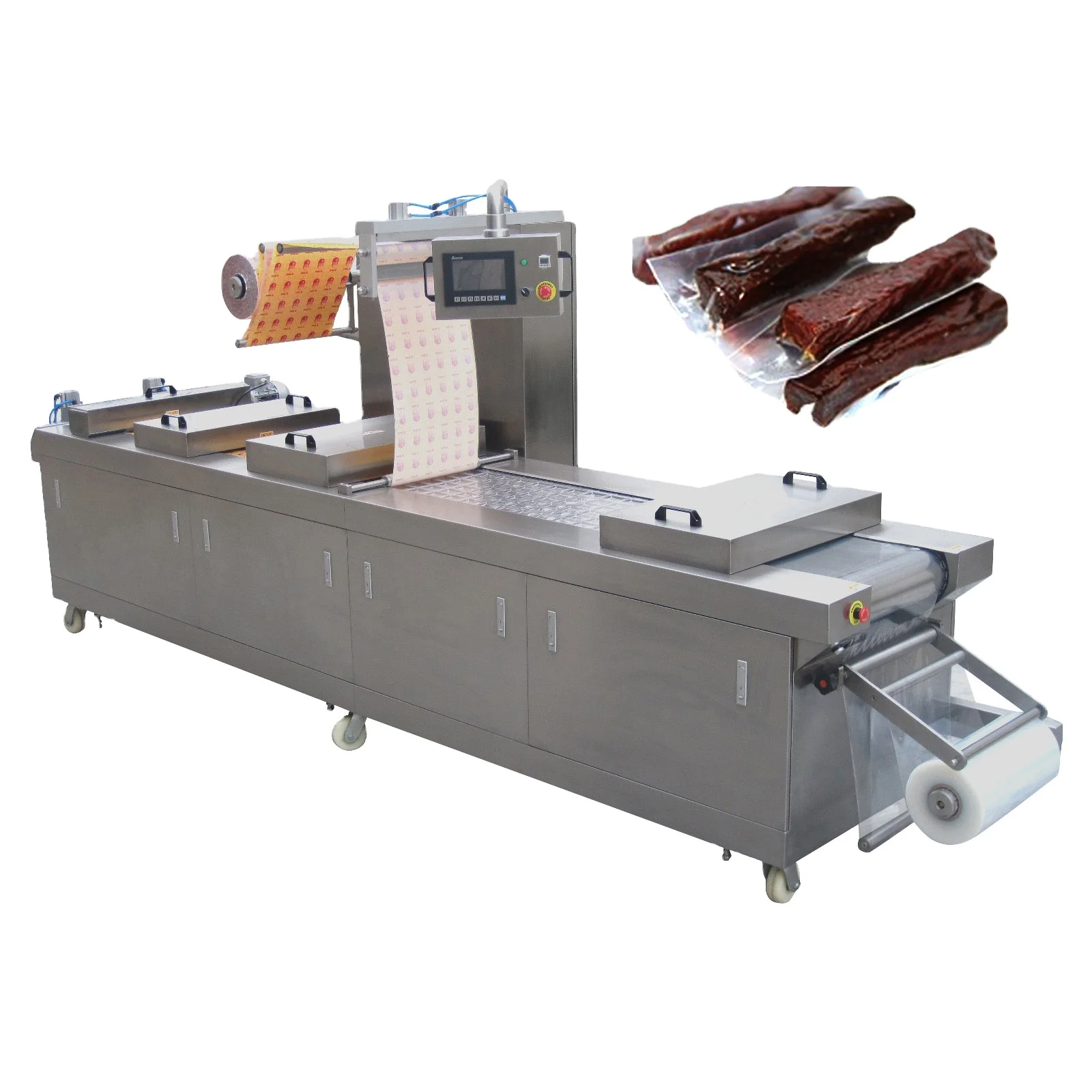 DPS-320 Thermoforming packing machine Lamb Packaging Beefsteak thermoforming vacuum packing machine