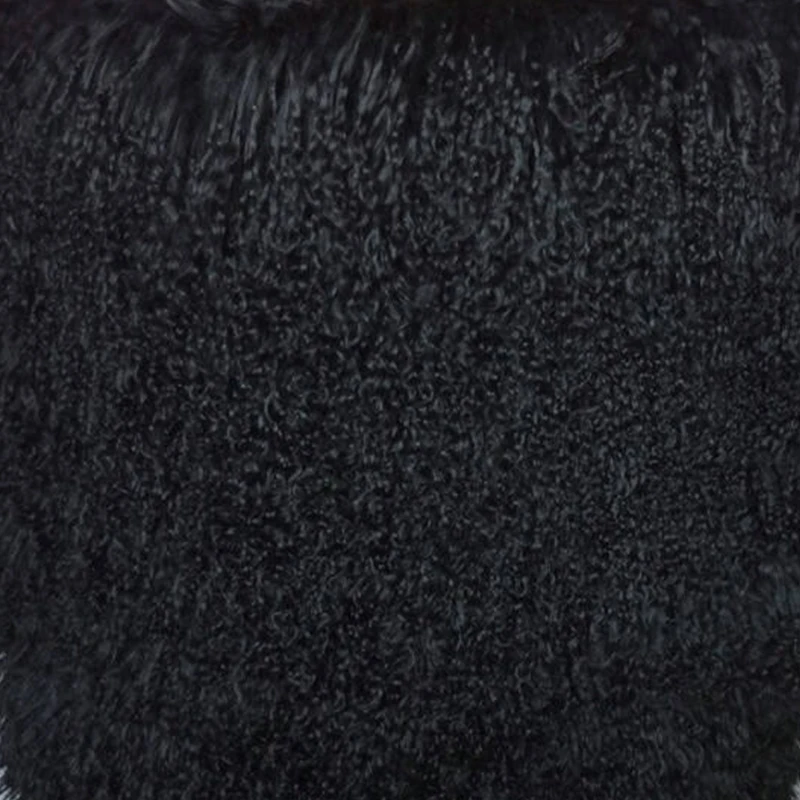 Factory Direct Sale Real Animal Fur Plate Goat Fur Mongolian Sheep Fur Plate