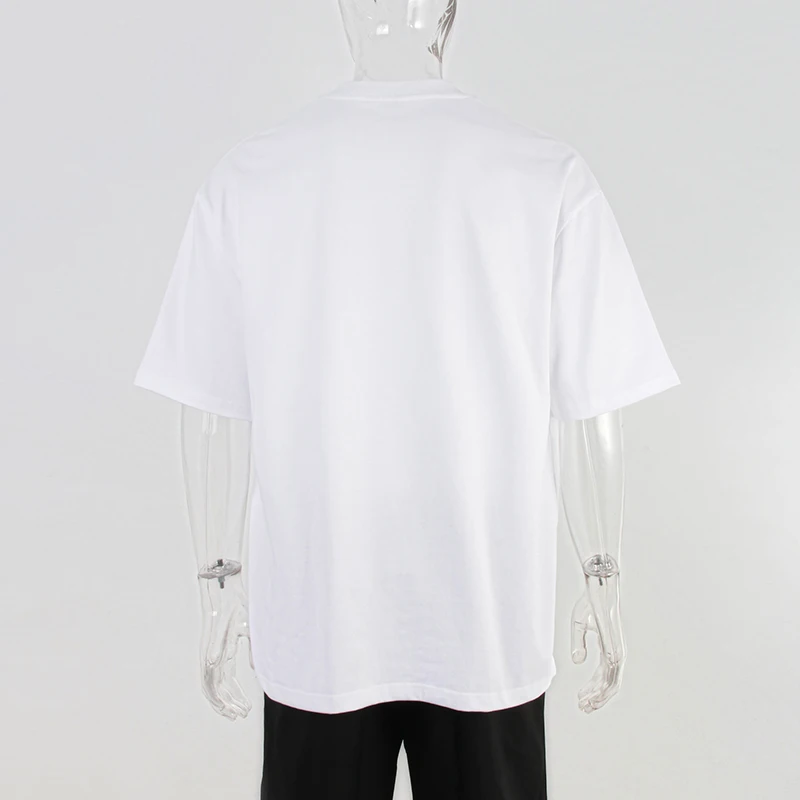 Fast custom 280gsm 300gsm 320gsm heavyweight 100% cotton oversized fashion drop shoulder men t shirt