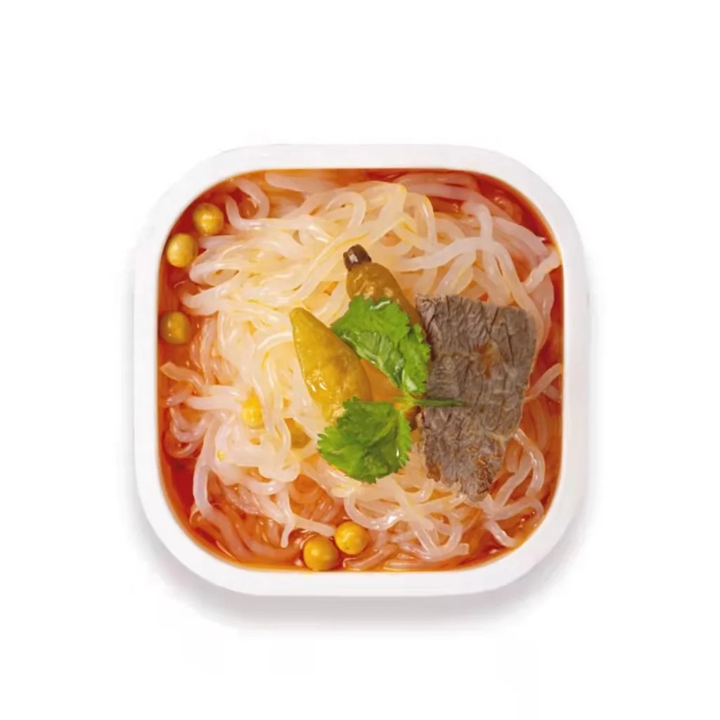 Instant Healthy Beef Konjac Vermicelli Cup Rice Noodles with Chinese special flavor