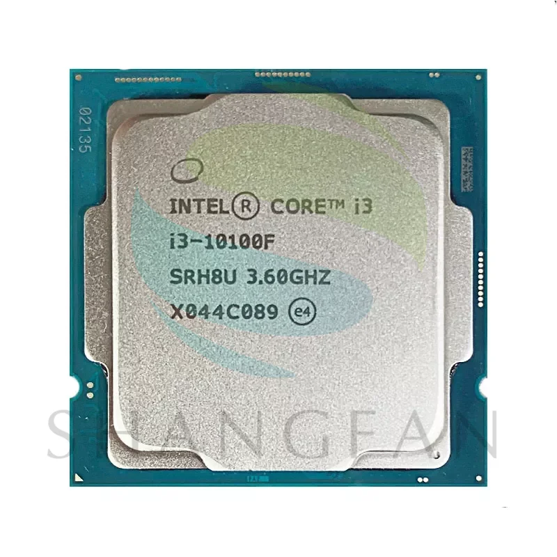 For Intel Core i3-10100F i3 10100F 3.6 GHz 4-core 8-thread CPU processor L2 = 1M L3 = 6m 65W LGA 1200