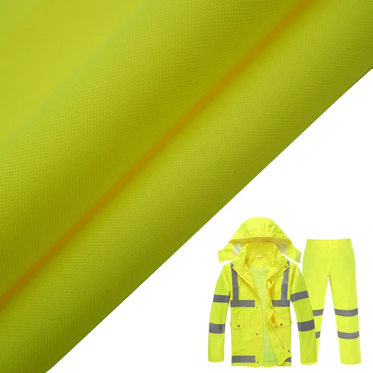 Waterproof 300D*300D PU Milky White Coating Breathable Oxford Fabric 300D DTY Fluorescent fabric For Coat and Jacket