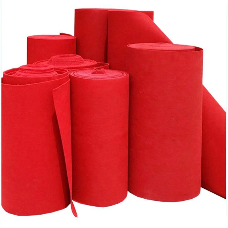 Israel hot sale 220g event wedding carpet cheap price outdoor vip red carpet