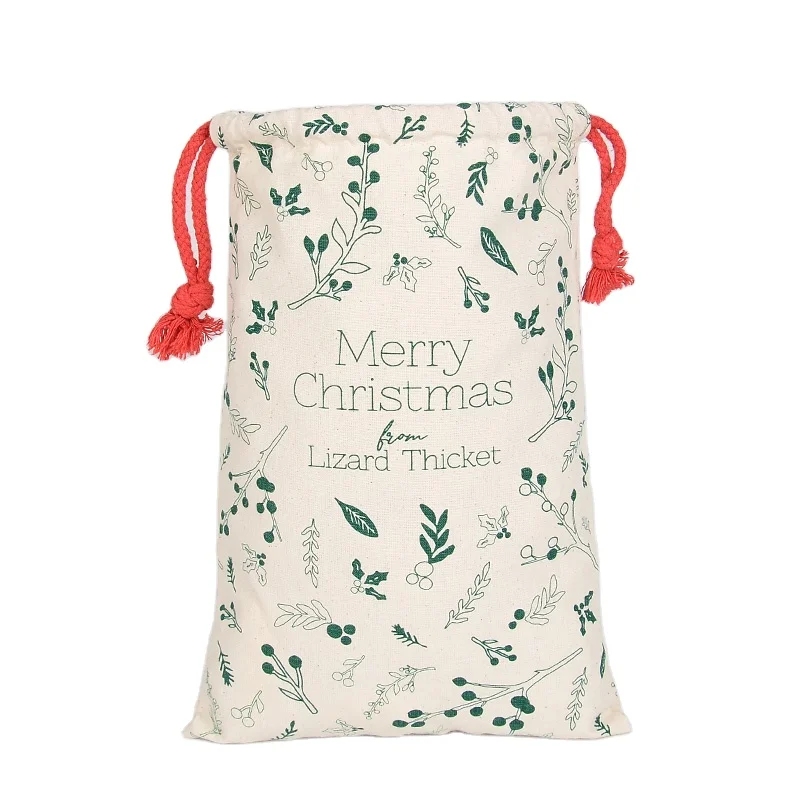 AZO Free Customize Drawstring Bags Wholesale Blank Pouch Bag Cotton Gift Bags With Custom Logo