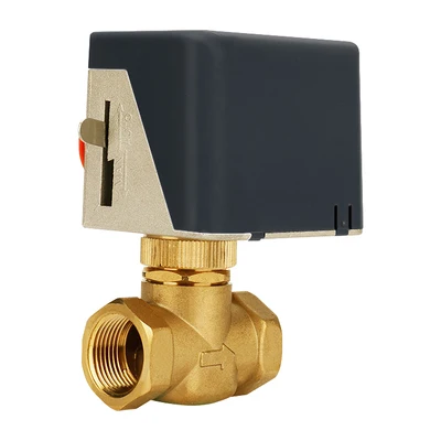 Two Way Brass Valve Low Price Brass Radiator 2 Way Electric Ball Valve