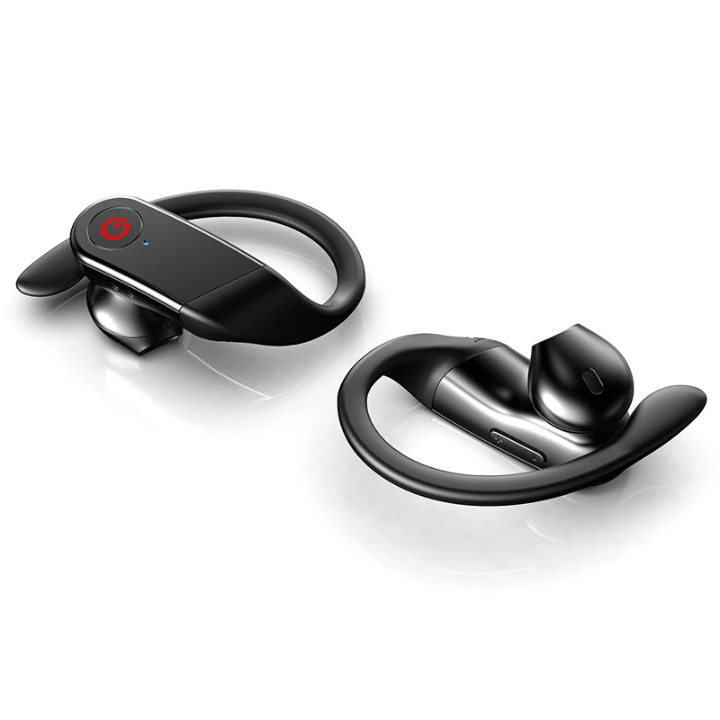 cheap earphones B10 Factory price No Ear Plugs Single ear Wireless earhook bone conduction earphone headphones Headset for samsu