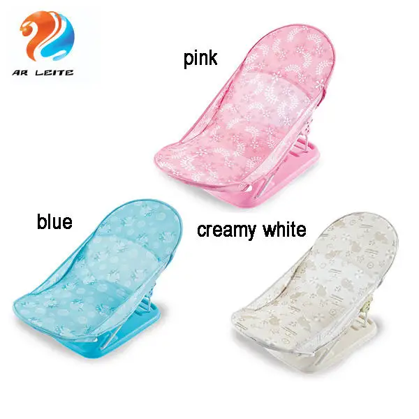 OEM Factory Cheap Price Newborn Infant  Portable Net Safety Baby Baths Support Chair Folding Bathing Cradle Bath Chair Baby
