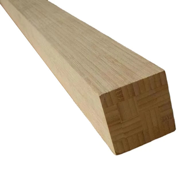 Solid Bamboo Beam Bamboo Lumber Size Customization 10 Meters