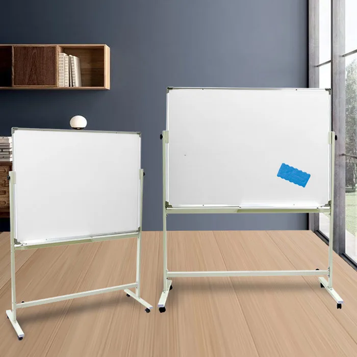 Manufacturer Low Price Office Use Portable Erasable Whiteboard With Wheels