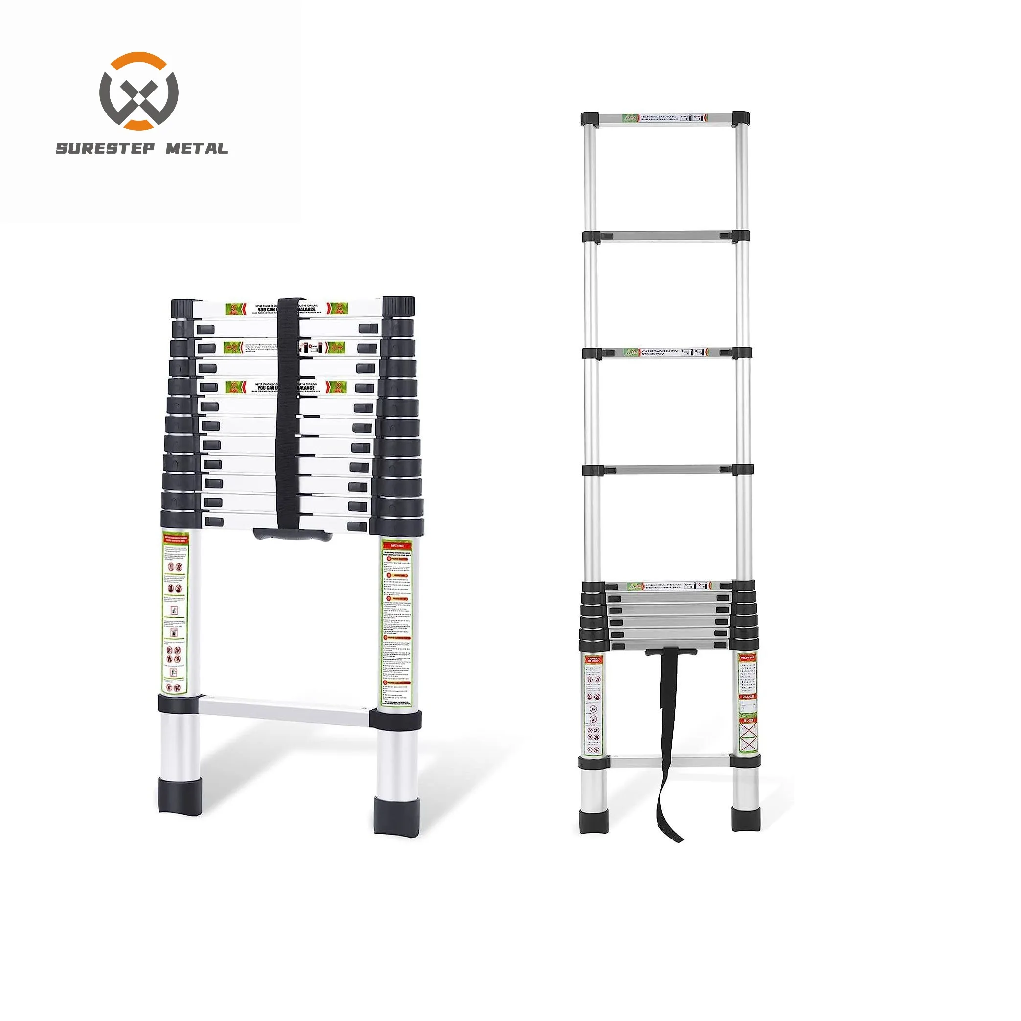 Telescopic Ladder Attic Folding Telescoping Ladder for Daily Use at Home