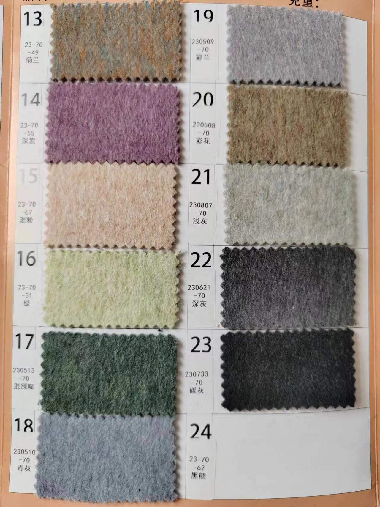 900g/m 70 wool 30 other fibers heavy double-sided winter coat fabric for men and women