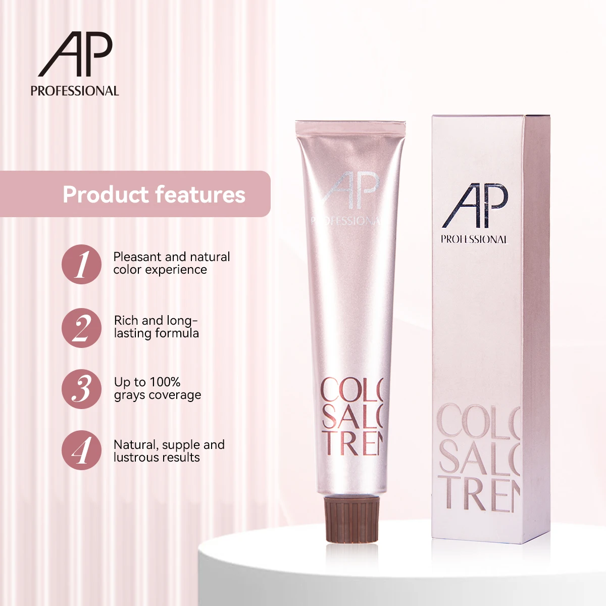 Manufacturer Private Label Hair Dye Product Salon Home Use Ammonia Free Cream Hair Color